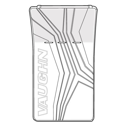 Vaughn Velocity V10 Pro Carbon Senior Custom Goalie Blocker | Sportsness.ch